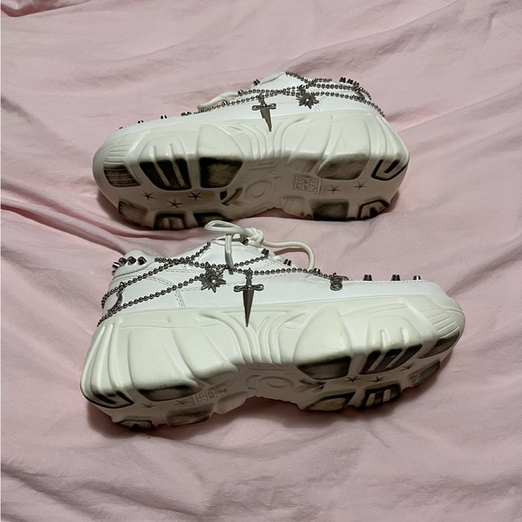 Koi Footwear - Jinx White Mystic Charm Trainers - Picture 3 of 4